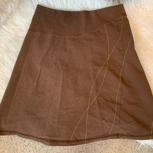 Mountain Hardware Brown A-line Skirt Size S